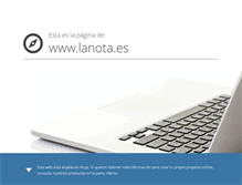 Tablet Screenshot of lanota.es
